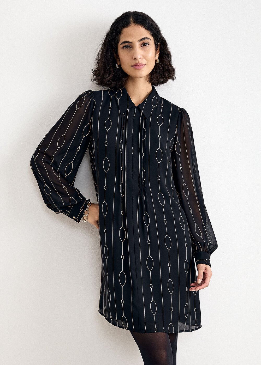 The Valeria Draped Silk-Blend Blouse - Image 1 The Valeria Draped Silk-Blend Blouse