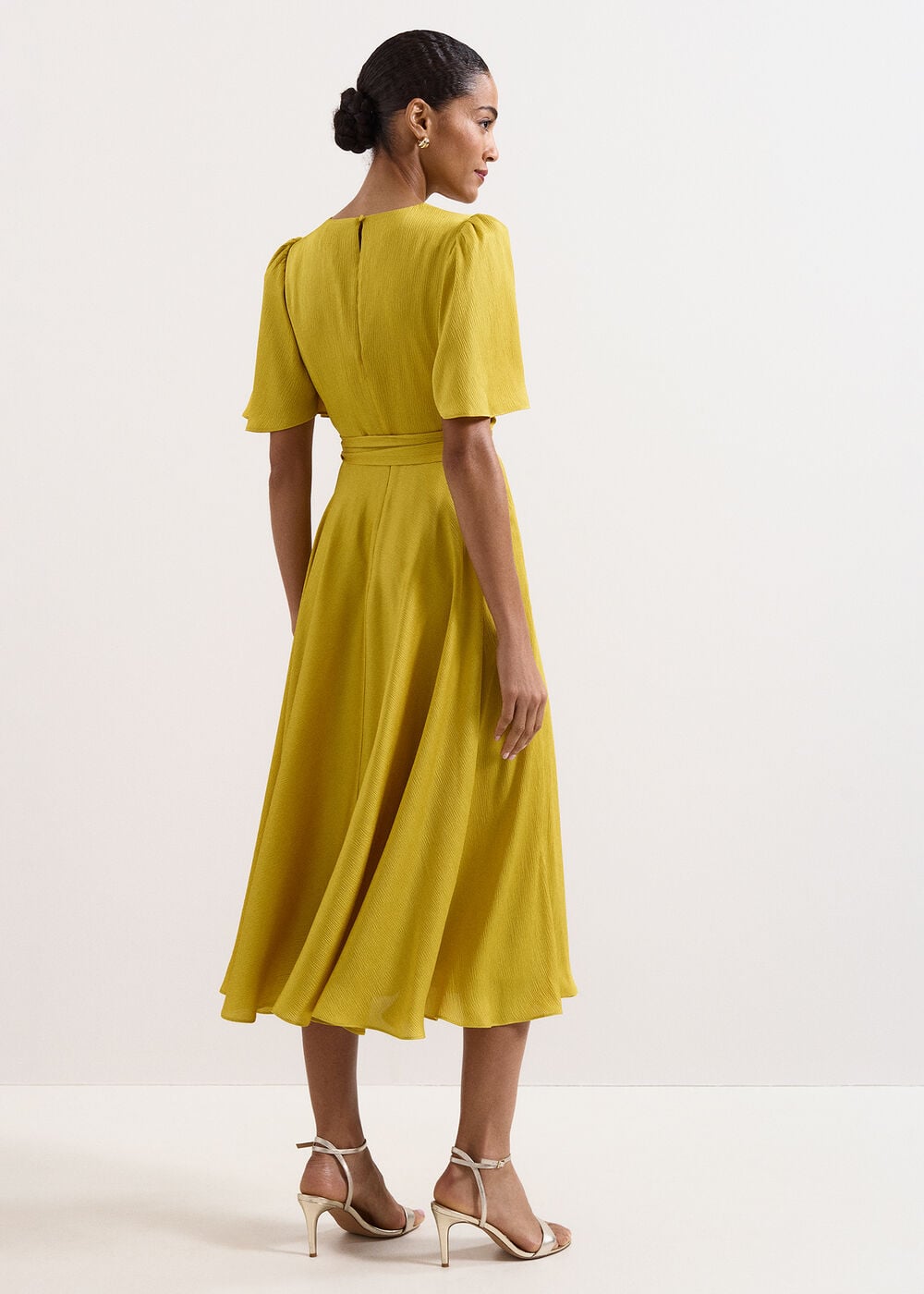 The Valeria Pleated Midi Skirt - Image 2 The Valeria Pleated Midi Skirt