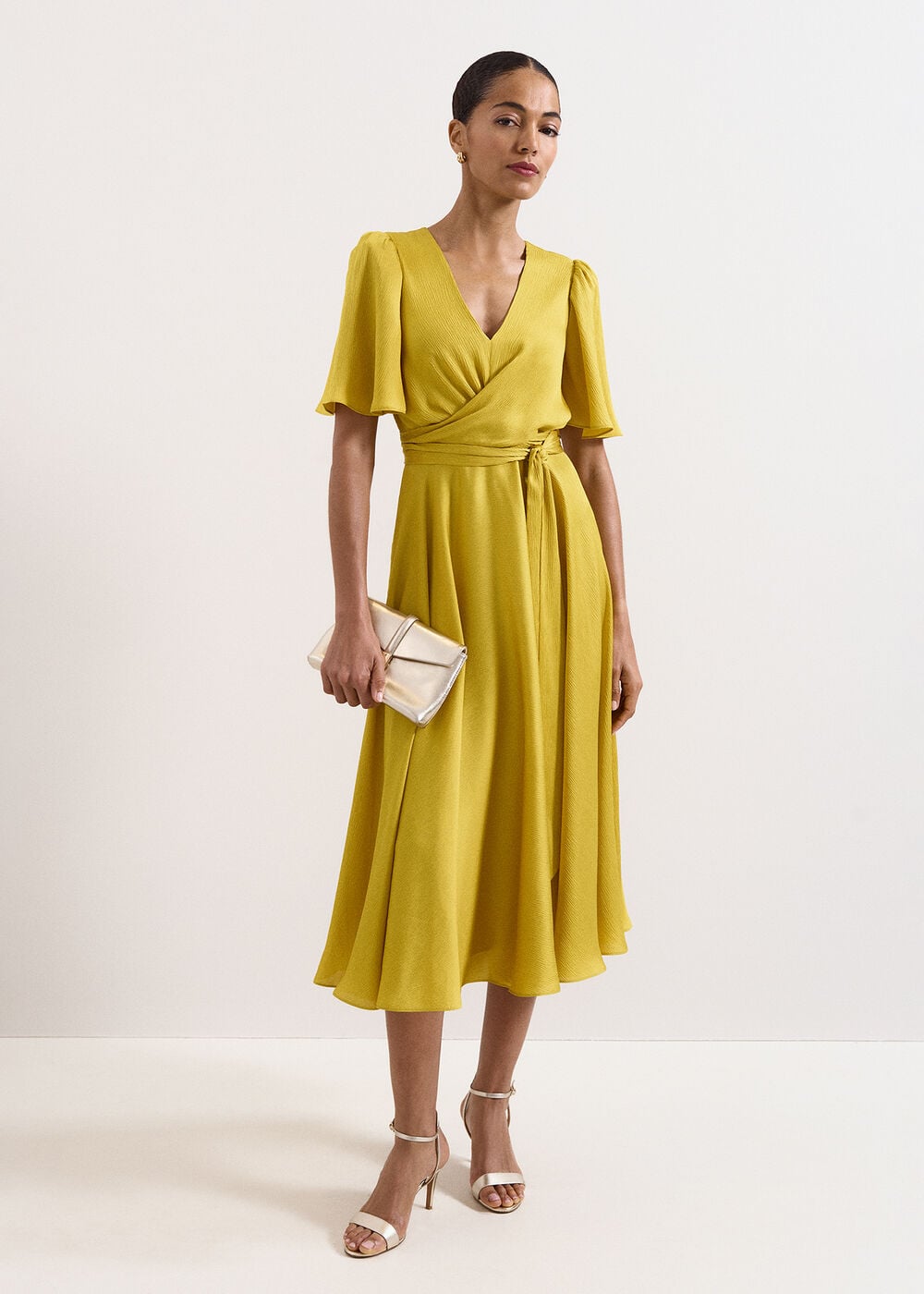 The Valeria Pleated Midi Skirt - Image 3 The Valeria Pleated Midi Skirt