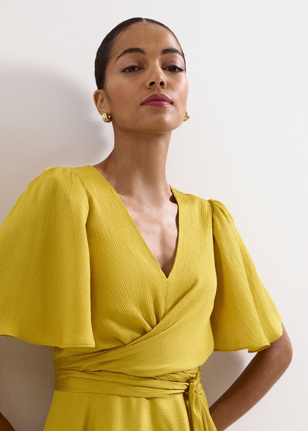 The Valeria Pleated Midi Skirt - Image 4 The Valeria Pleated Midi Skirt