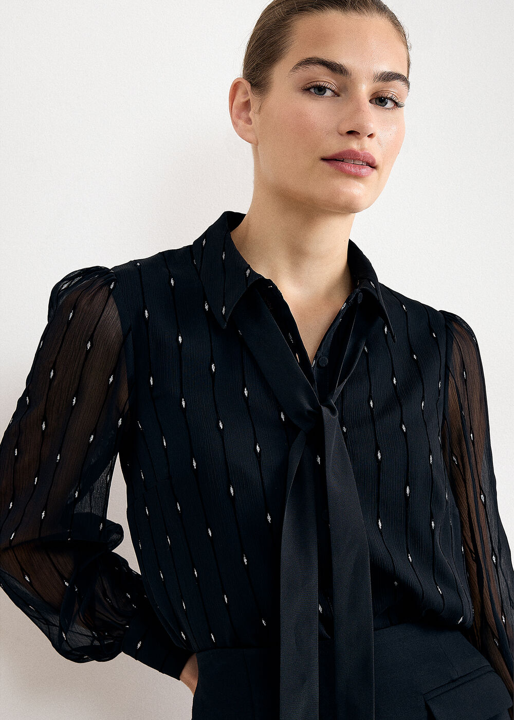 The Valeria Tailored Button-Down Shirt - Image 1 The Valeria Tailored Button-Down Shirt