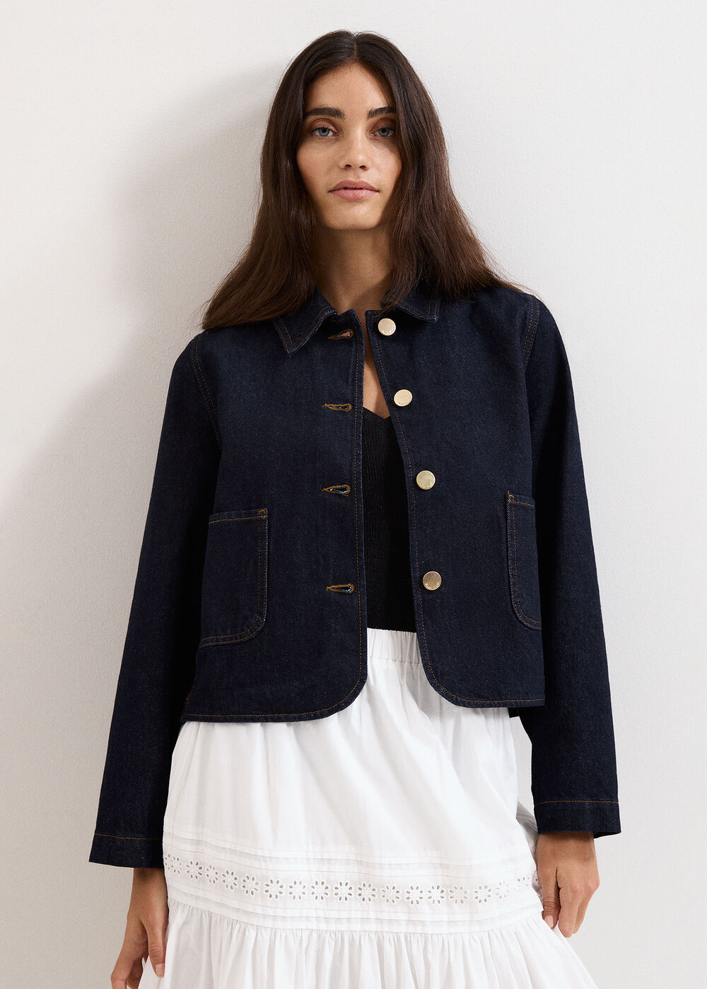 The Vivienne High-Rise Wide-Leg Jeans - Image 1 The Vivienne High-Rise Wide-Leg Jeans