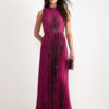 The Vivienne Pleated Maxi Dress