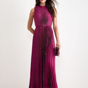 The Vivienne Pleated Maxi Dress